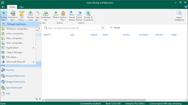 Veeam 12 guide - Select the virtual machine to protect